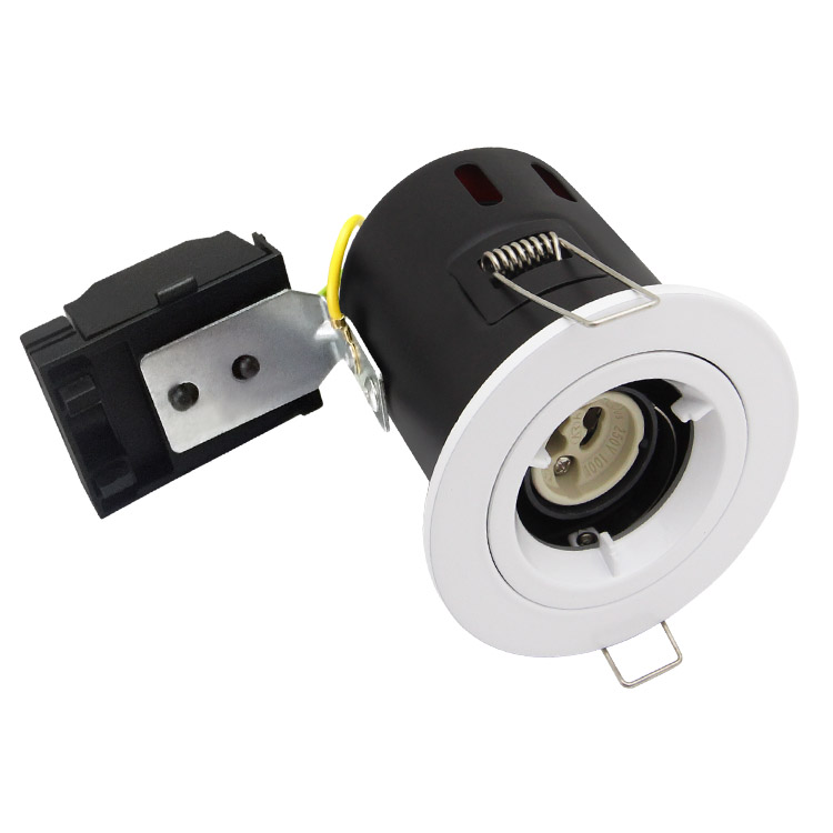 die cast twist lock GU10 90min. Fire rated downlight