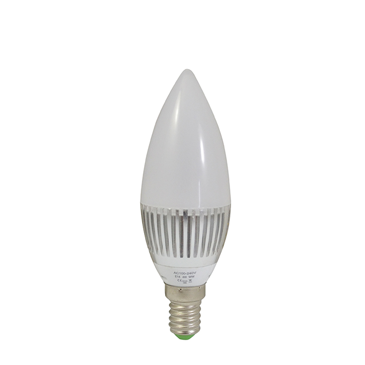 Competitive price 160 Degrees Shop Office Restaurant Corridor light E12/E14/E17 3W dimmable led candle bulbs