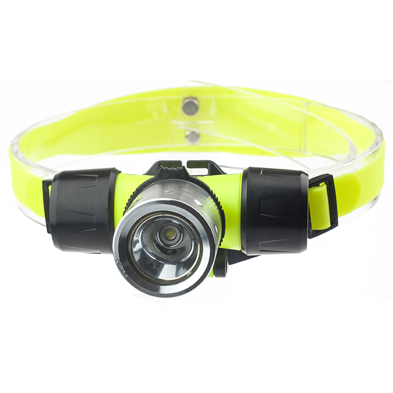 Aluminum alloy+fiber+plastic led headlights high power 2000 lumen t6 led headlamp diving head lamp