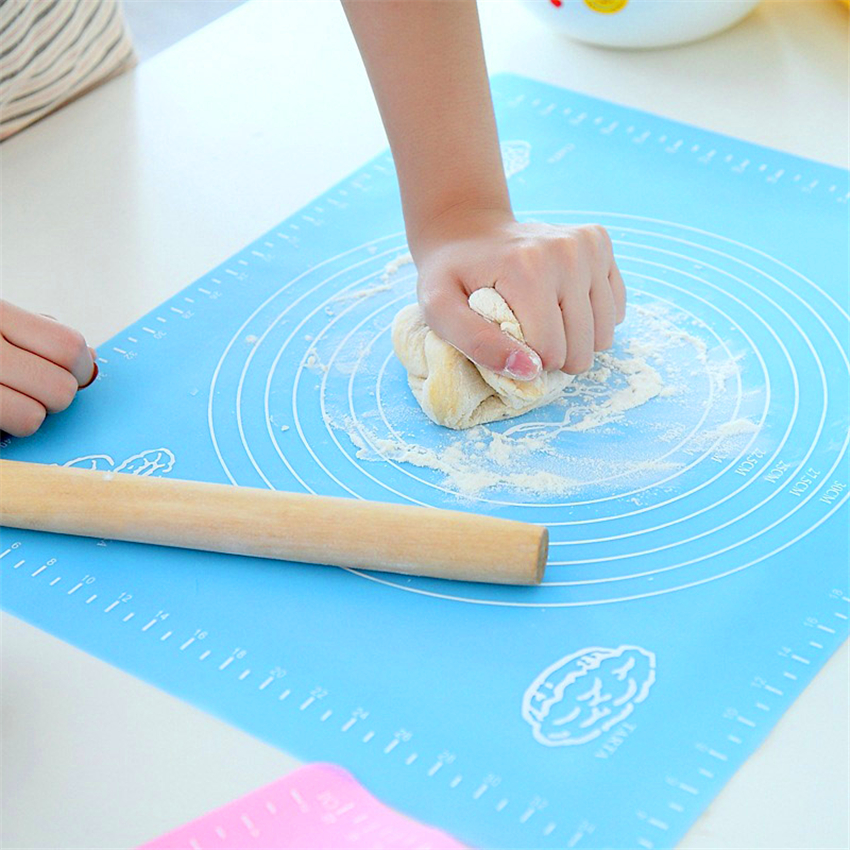 Heat Resistance Silicone Baking Mat for Pastry Rolling with Measurements Liner Table Place mat Pad Pastry Board