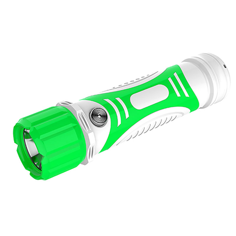 portable Rechargeable led Cheap plastic torch light for sale