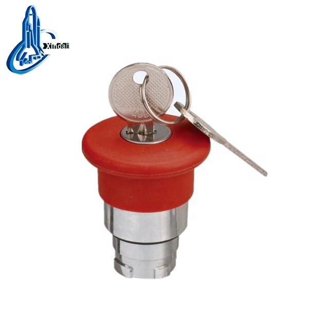 hot selling push button electrical switch with mushroom parts by ce tuv certificated 3 position key LAY5-BS14