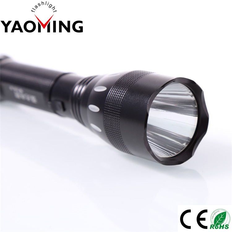 High Quality 18650 rechargeable LED Torch Long Range Flashlights