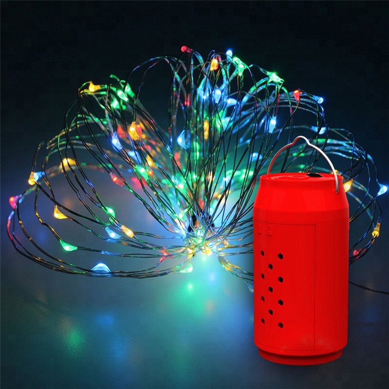 100 Led Solar salt water powered  Fairy Lights 33 Feet Copper Wire Lights Waterproof Outdoor String Lights For Garden