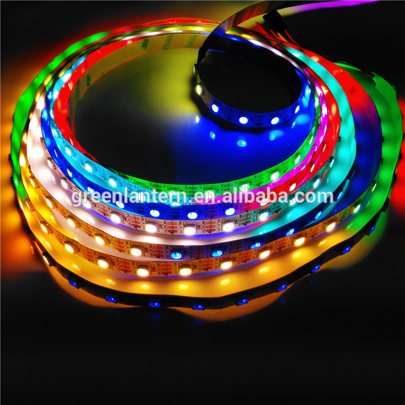 60leds/m strip DC5V bendable digital RGB WS2812B addressable led strip