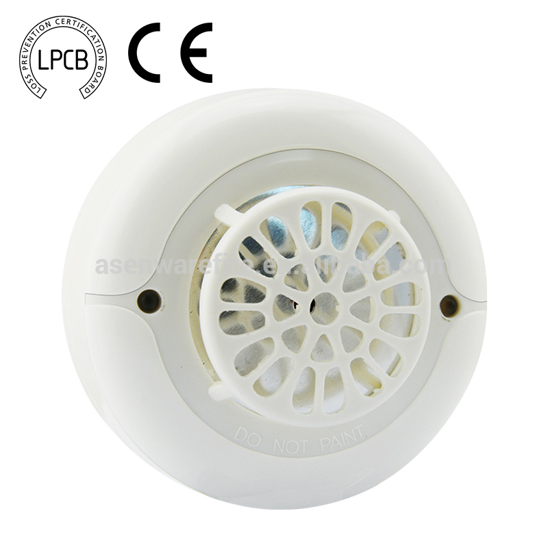 LPCB approval 2 wire conventional heat detector fire alarms