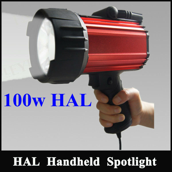 cheap price Handheld hunting spotlight 100W Halogen Spotlight Hunting Searchlight