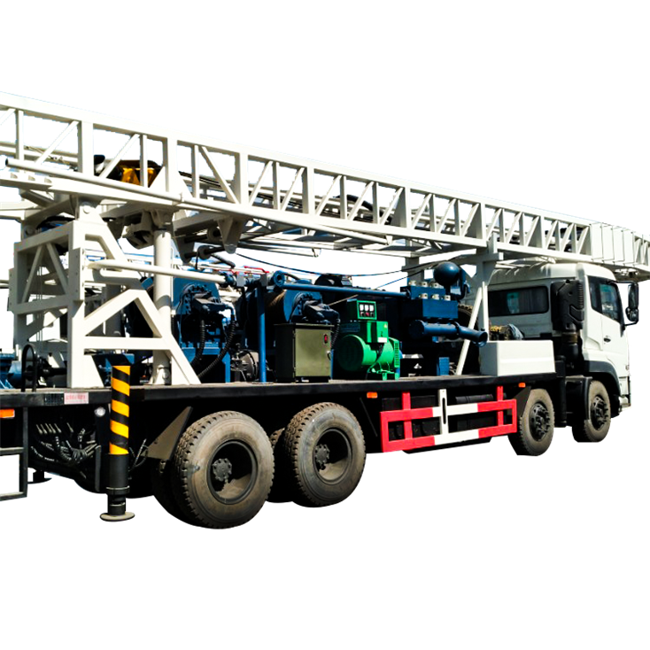 Hydraulic and pneumatic borehole water well rotary drilling rig/machine for water used cheap and portable in China