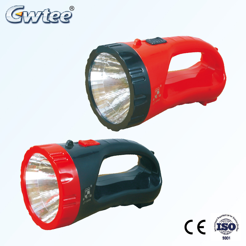 Single led rechargeable marine searchlight