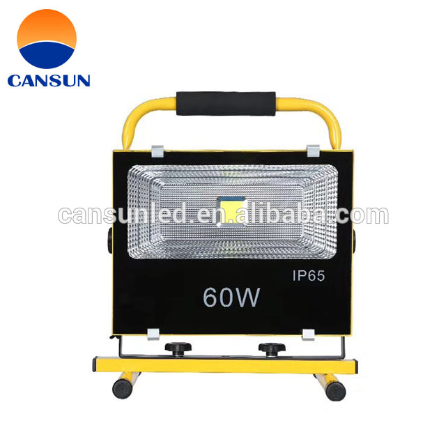 60W Portable with emergency Battery led flood light