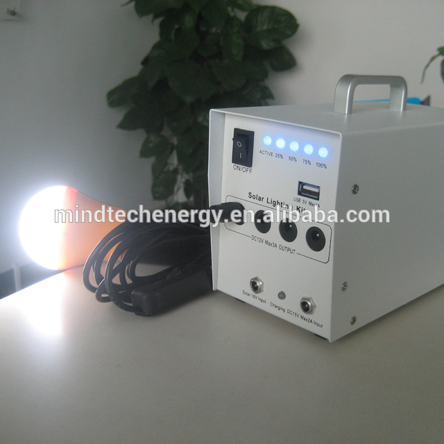 solar lighting system portable 10w solar energy system