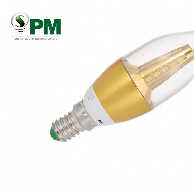 Top sell 4000k led candle bulb light e14 led lighting bulb