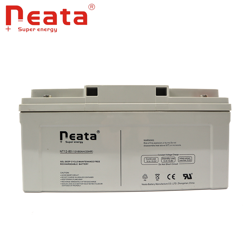 Deep cycle battery 12v 80ah for solar power  lead acid battery