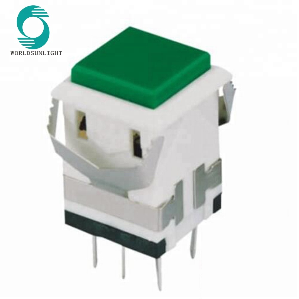 PBS-102-2 KD2-24 3A 250VAC square reset pushbutton switches