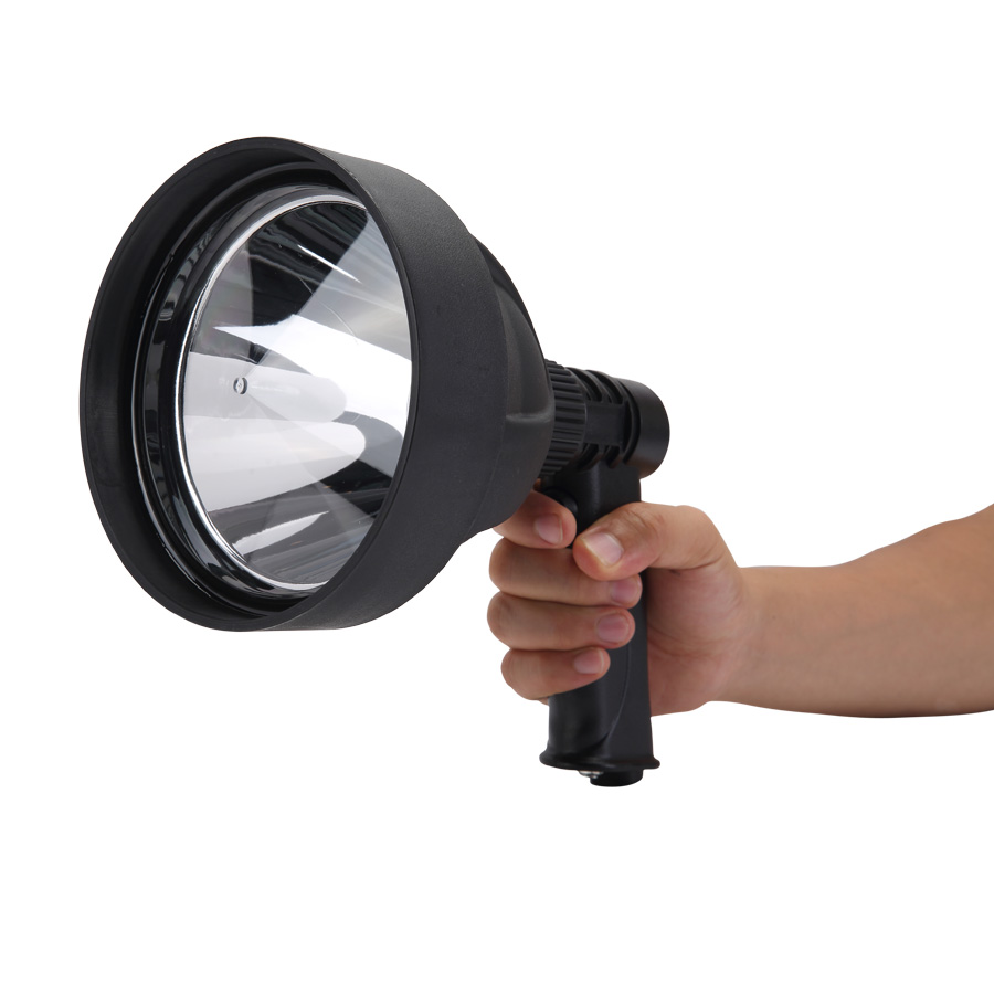 NEW Max-Lume Handheld Rechargeable LED Spotlight - 1200 Lumens, 300m Beam, 2.5hrs