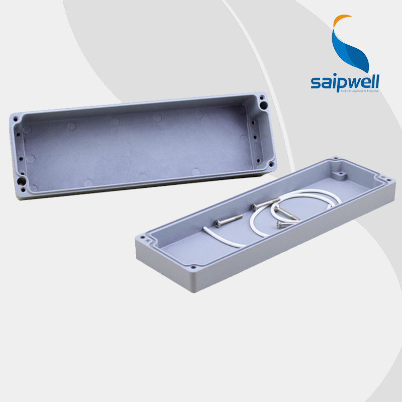 SAIP/SAIPWELL New Product 250*80*64mm Screw Open-Close Type Aluminium Anti-UV Electrical Waterproof Distribution Box