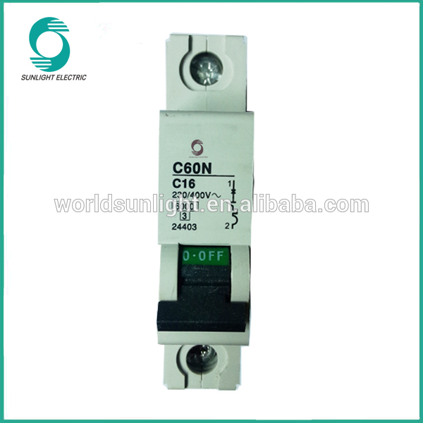 XC60N series c60 c65 c60n c65n 230/400V 1~63A mcb miniature circuit breaker price