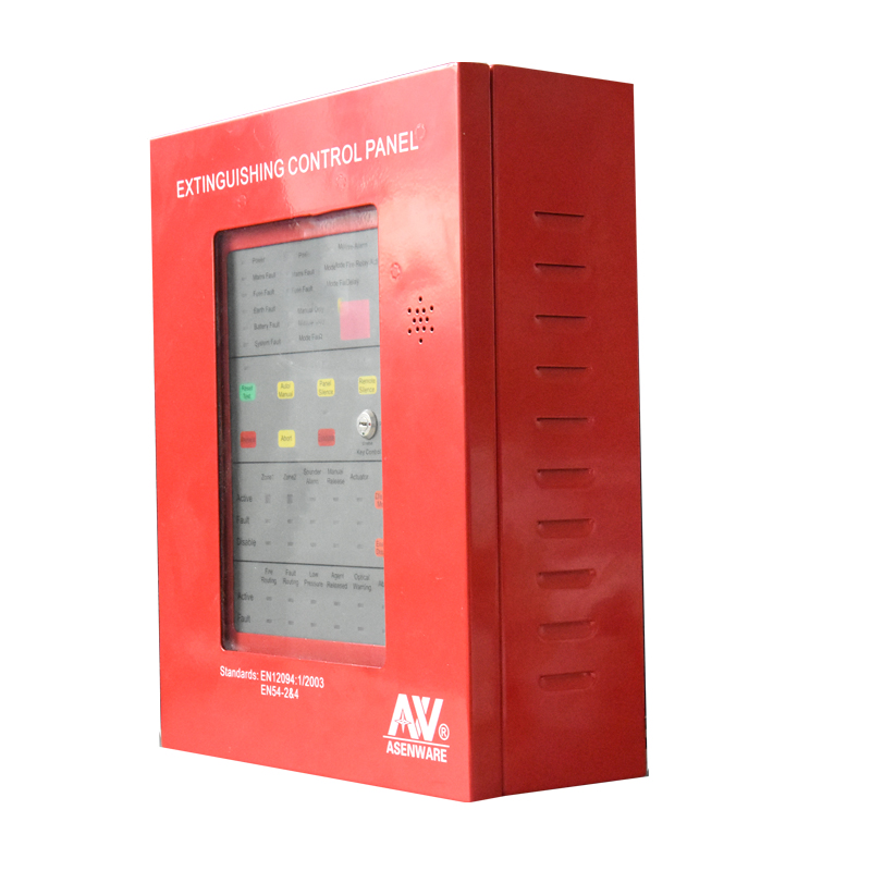 Conventional fire alarm fire suppression system control panel for FM200