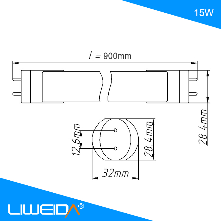 Shenzhen Factory led tube manufacturer 15w dimmable cold rolled tube t8 led tube