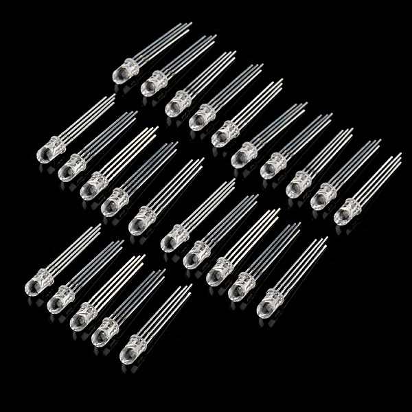 Ultra Bright 5mm Led Diode Dip 4 Pins Rgb Color