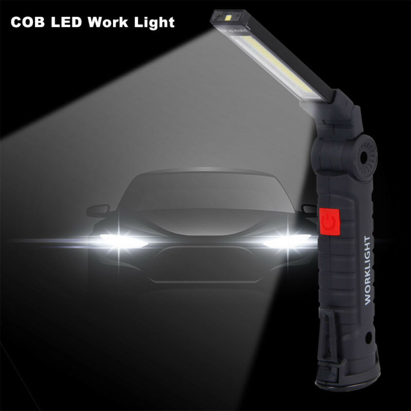 LED inspection work light cob flashlight torch light