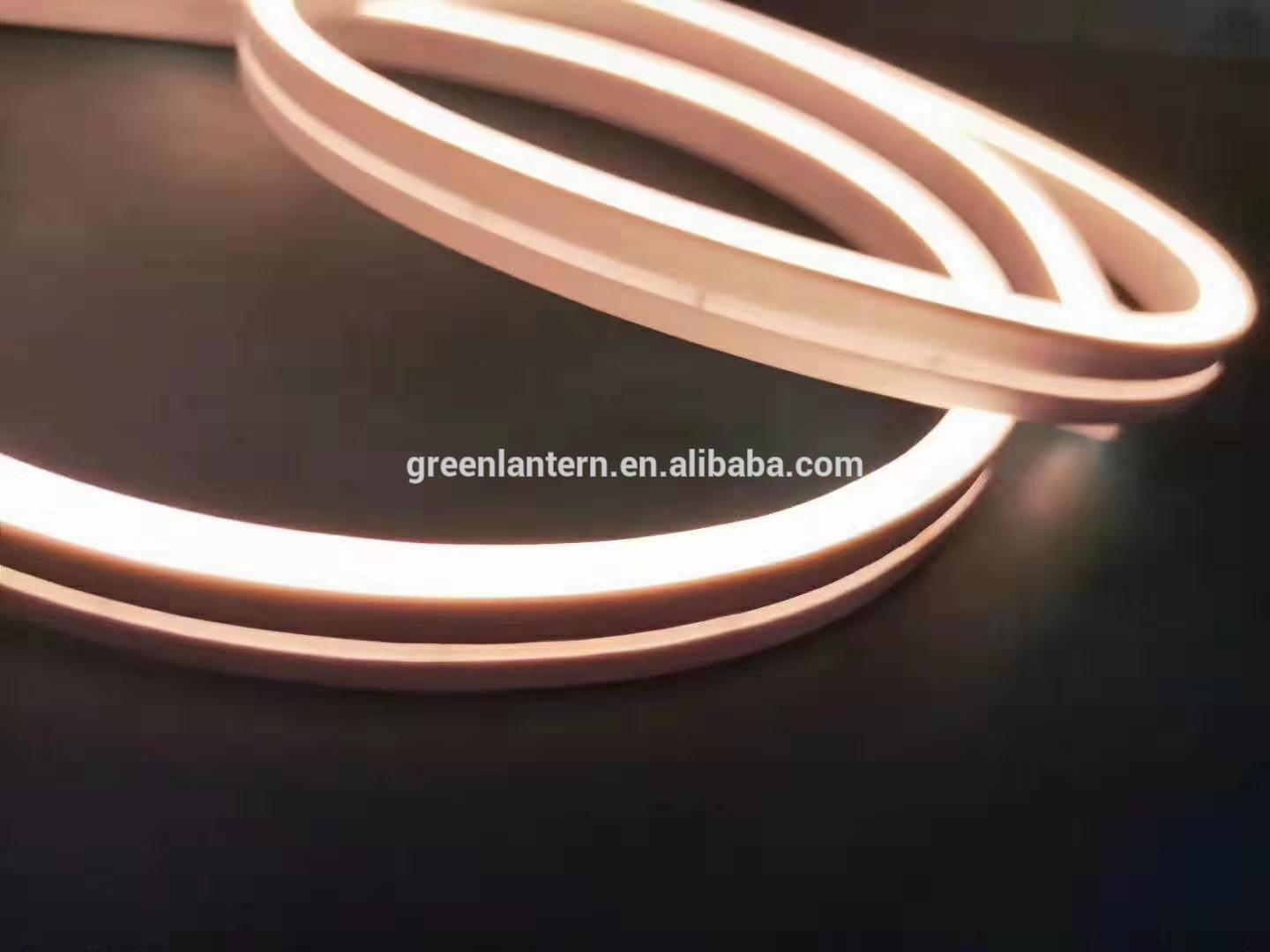 Make DIY Flat Top Side View LED Neon Strip Light with 4*10mm New Flex Silicone Tube