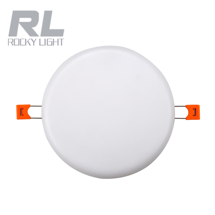 Frameless Ultra Slim Dimmable Round Flat LED Panel Light