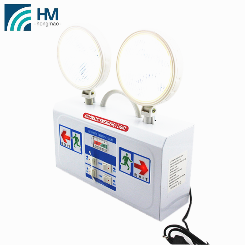 emergency light 2 heads with 3W LED bulb IP30 emergency twins spot light