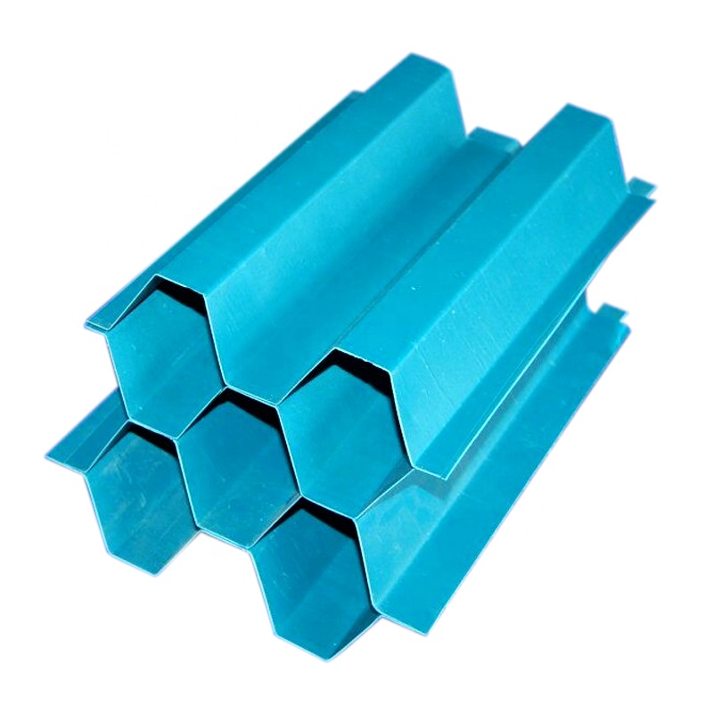 Anti UV PP PVC tube settler Clarifier packing hollow lamellar clarifier