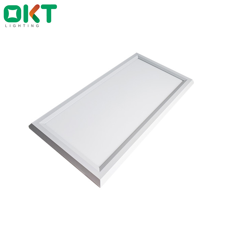 OKT UL 2500lm 300x600 surface mount 25w led flat panel light 1x2 for dry ceiling Application