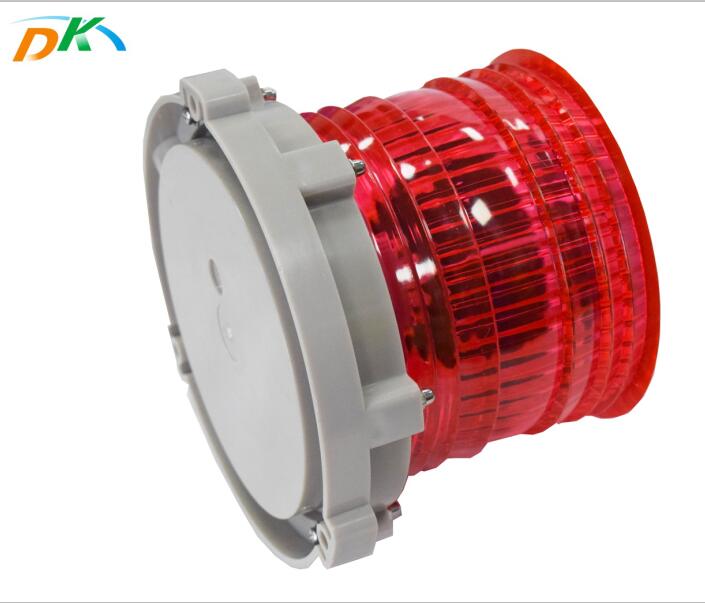 DK solar aviation obstruction light LED flashing light super bright intensity