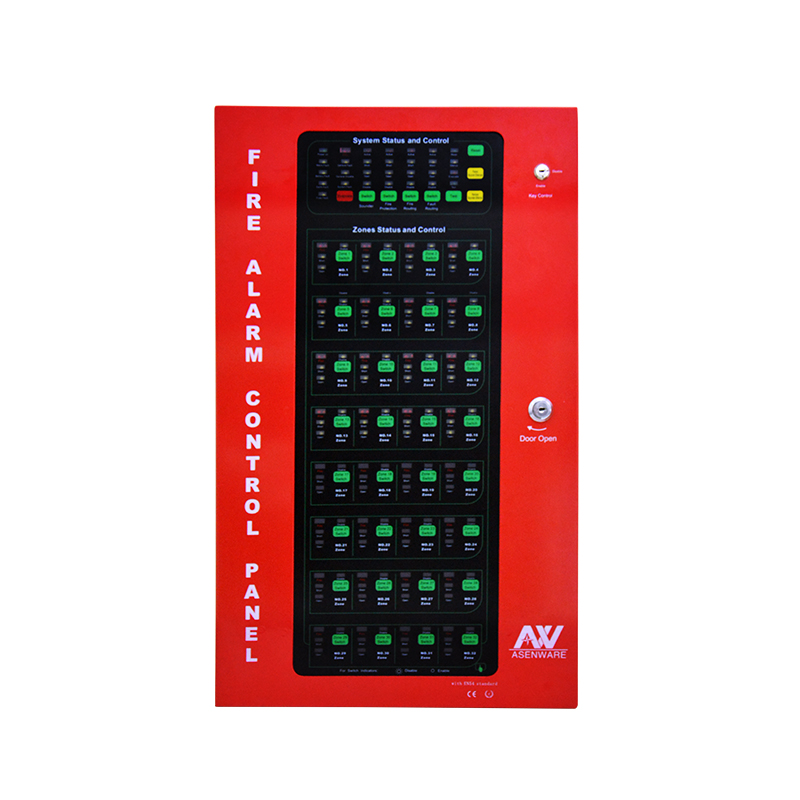 24V Plug & Play Home Fire Alarm System Conventional Fire Alarm Panel With 12 Zones