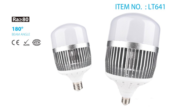 50W LED Light Bulbs Wholesale Factory, Warehouse Use E40 T LED Bulb Lights