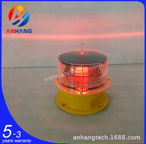 Low-intensity ICAO LED Solar Powered GPS Remote control 256 characters Aviation Obstruction Lights