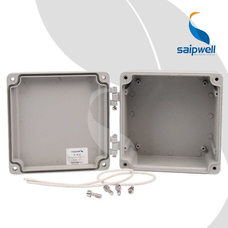 SAIPWELL J Die Aluminum Electrical Distribution Hinged Custom Metal Enclosure