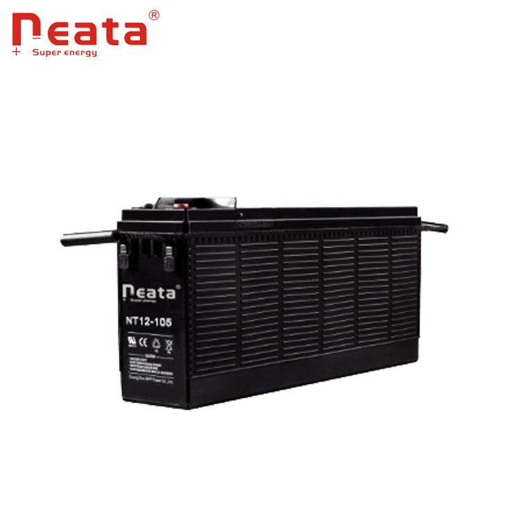 Neata lead acid deep cycle 12v 105ah front terminal gel storage battery