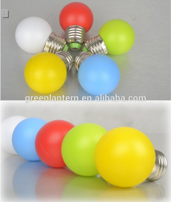 christmas lights A60 bulb G45 colourful holiday fast delivery green yellow red blue RGB