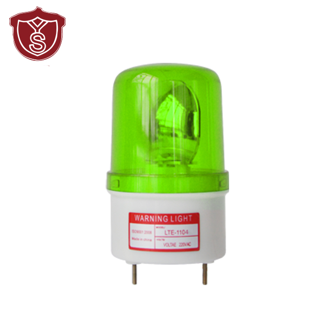 LTE-1104J Wholesale Incandcent Signal Rotary Warning Light Red/Yellow/Green/Blue With Bolt Bottom Emergency Warning Lamp