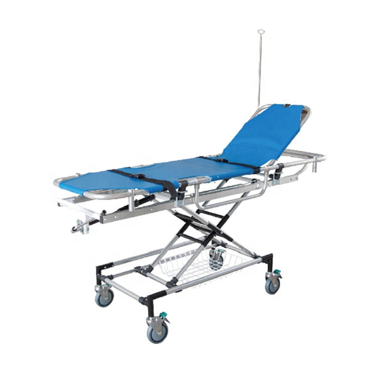 Aluminium alloy hospital patient stretcher for sale emergency patient cart