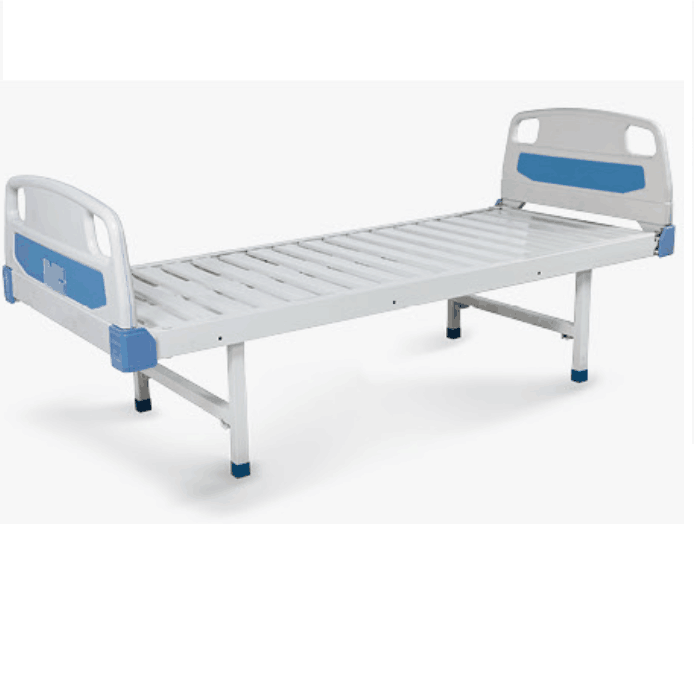 Hospital ABS head flat bed for patient use with cheap price