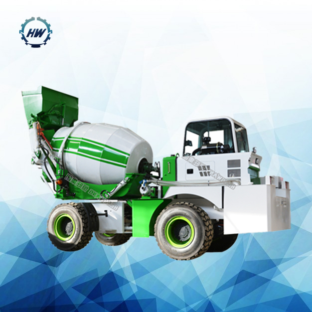 2.0CBM self loading concrete mixer truck mixer