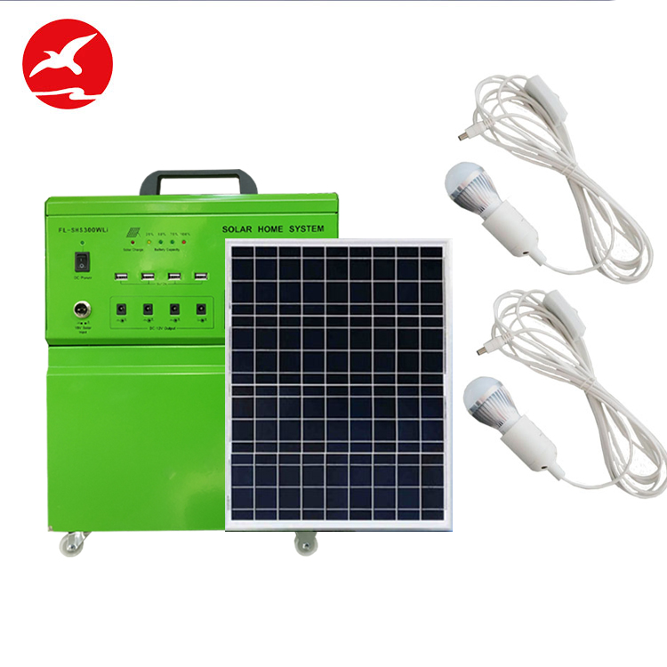 500w parabolic lithium battery emergency electricity solar generator with solar panel