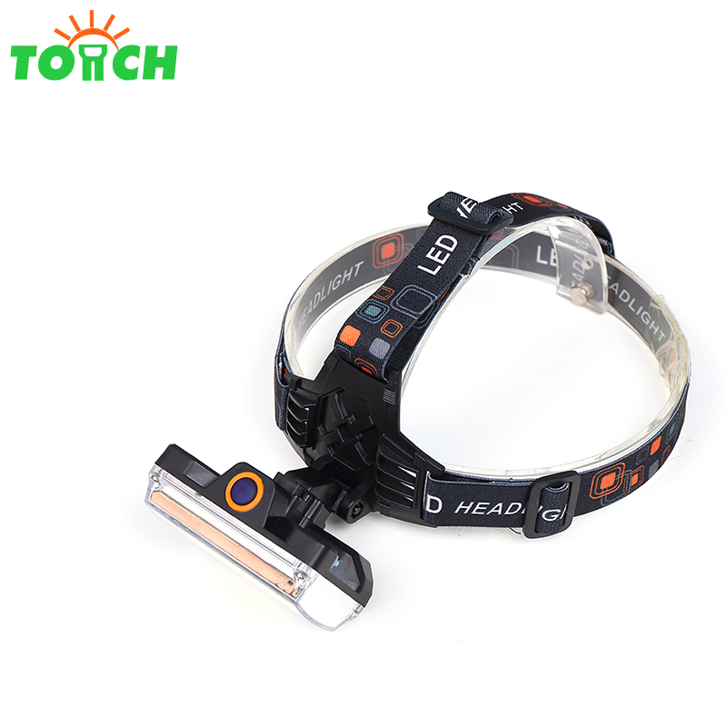 2019 New design product COB + 2 * LED rechargeable headlamp High brightness portable Bike head lamps headlight