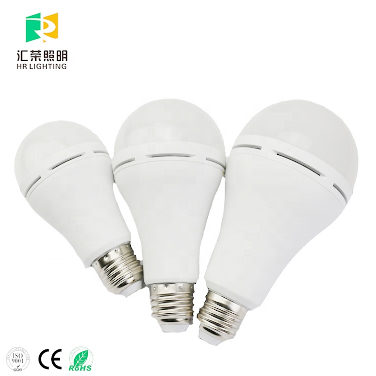 Led rechargeable bulb base e27 b22