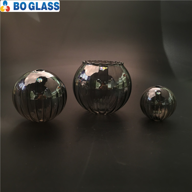 Hand Blown Sandblasted Screw Glass Lighting Cover