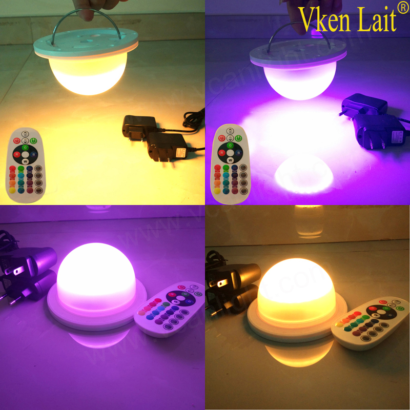 Factory Wholesale colorful cordless battery table lamp with remote control