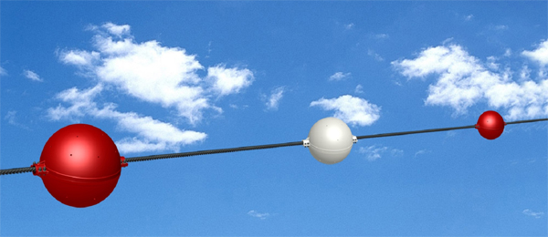 High Voltage Transmission Line,Overhead Power Line Warning ball,Red White Orange Conductor Marking Spheres