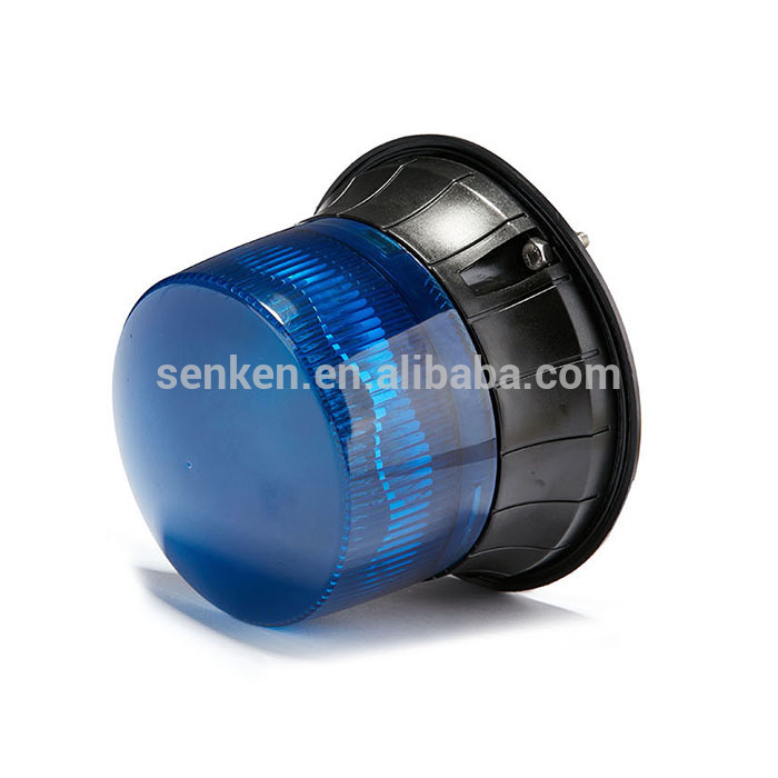 Senken China Red Blue Amber 12v 24v Led Rotating Beacon Light for Emergency Use