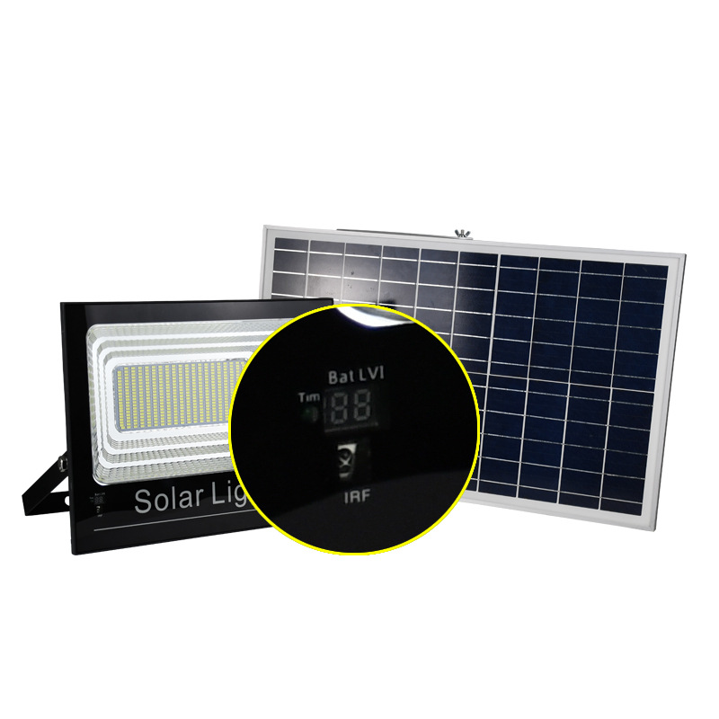 fanalike garden outdoor street lighting High brightness remote control  ip67 waterproofsolar power system 40w  floodlight l