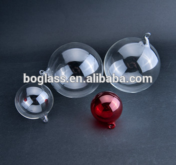 clear glass christmas ball ornaments form factory